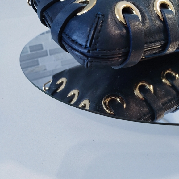 EUC Michael Kors Crossbody - Blue Leather w/Tassel (MSRP $328) - Picture 12 of 14